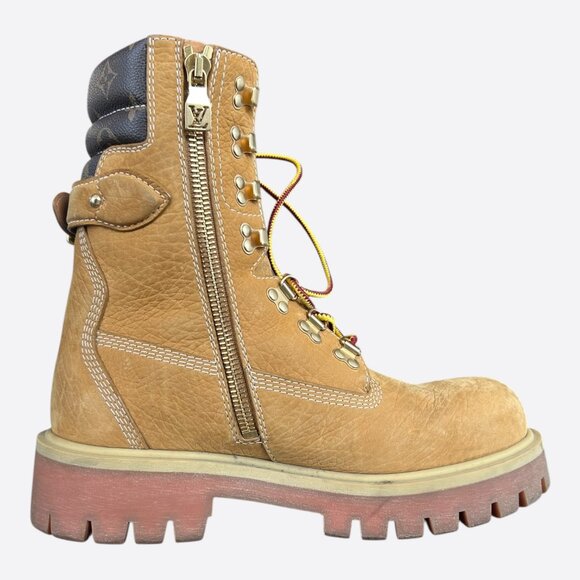 Louis Vuitton Timberland Wheat & Brown Monogram Ranger Boots main image 4